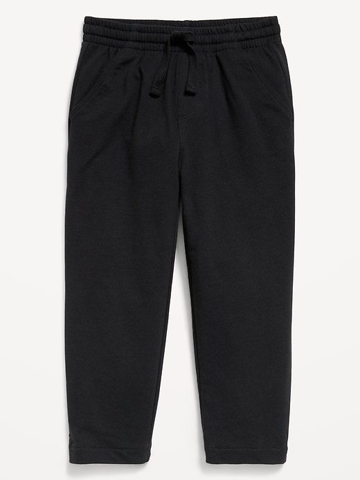 Image number 1 showing, Barrel-Leg Knit Jogger Pants for Toddler Boys