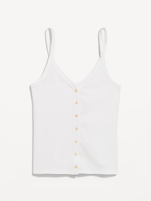 Image number 4 showing, Button-Front Cami Tank Top