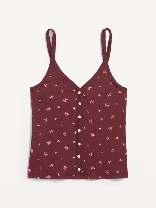Image number 4 showing, Button-Front Cami Tank Top