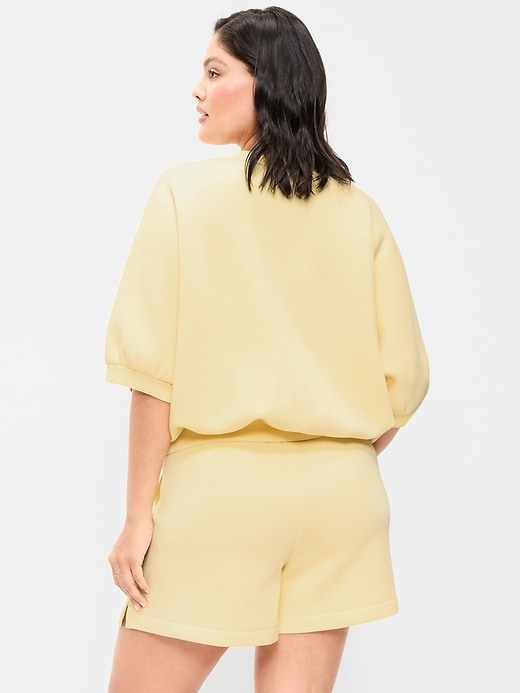 Image number 7 showing, Bounce Fleece Dolman-Sleeve Top