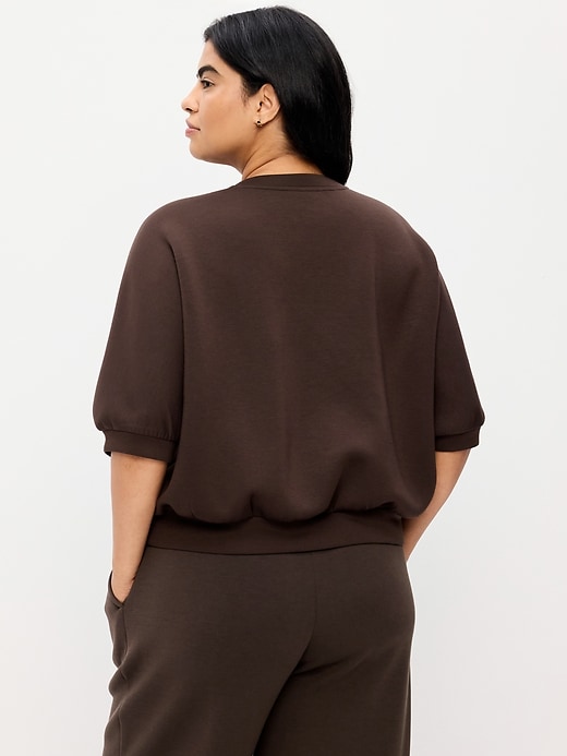 Image number 6 showing, Bounce Fleece Dolman-Sleeve Top