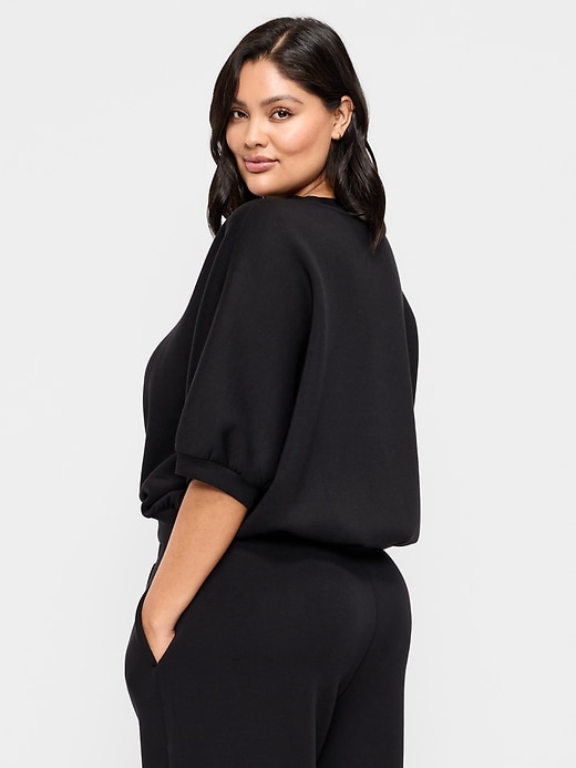 Image number 5 showing, Bounce Fleece Dolman-Sleeve Top