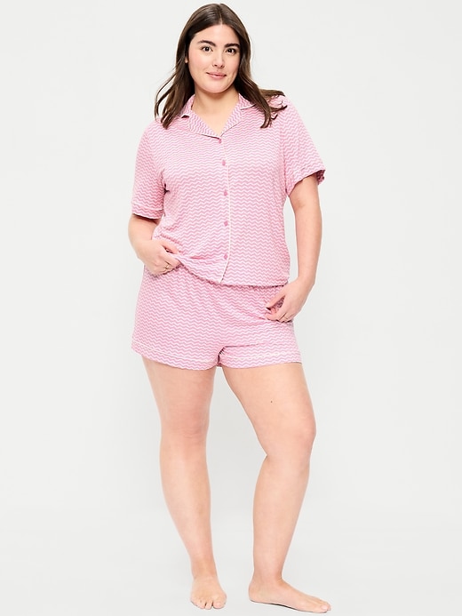 Image number 5 showing, Sunday Sleep Knit Jersey Short Set