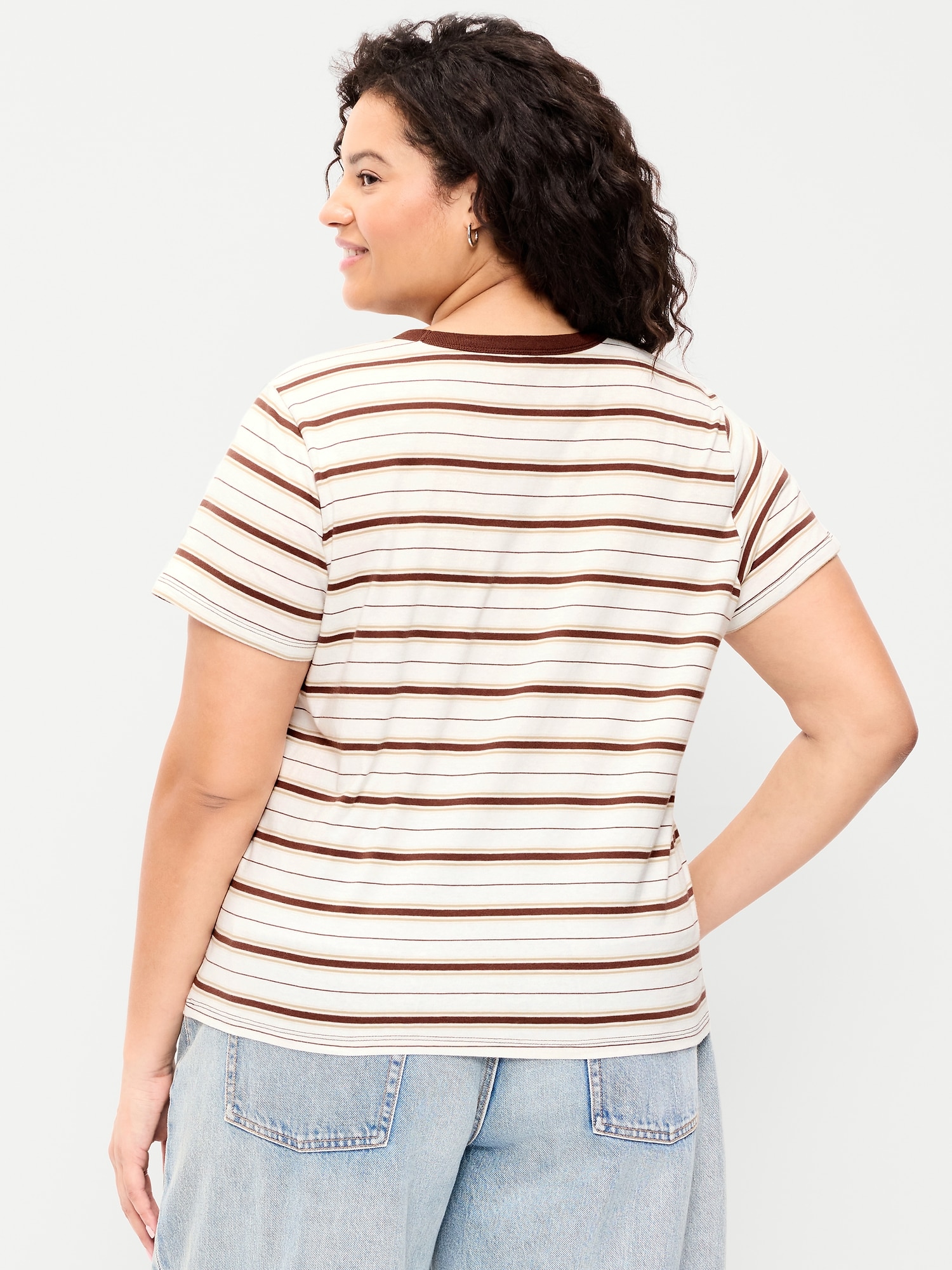 EveryWear Crew-Neck Striped T-Shirt