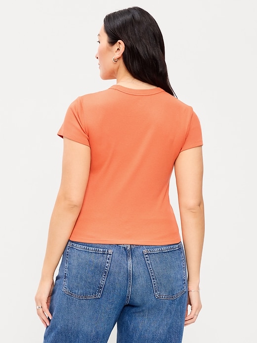 Image number 6 showing, Snug Crop T-Shirt