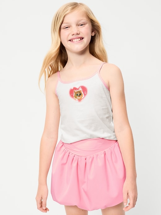 Image number 1 showing, Fitted Graphic Cami for Girls