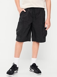 Image number 1 showing, Below Knee Super Baggy Ripstop Cargo Shorts for Boys