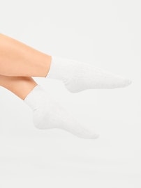 Image number 1 showing, Ribbed Quarter-Crew Socks 2-Pack