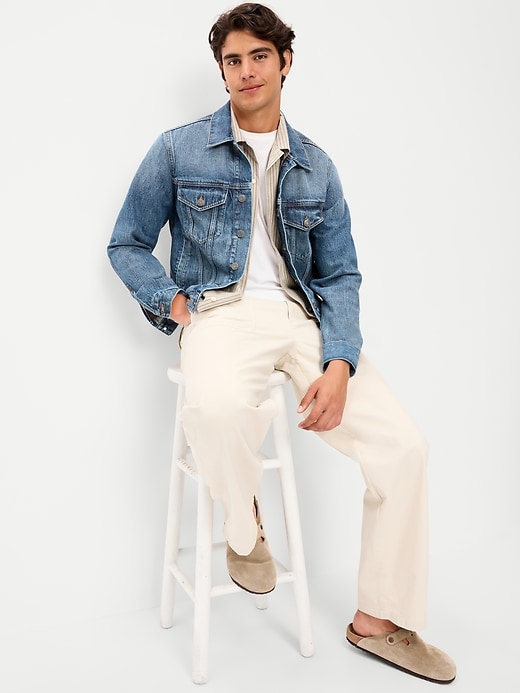 Image number 3 showing, Jean Trucker Jacket