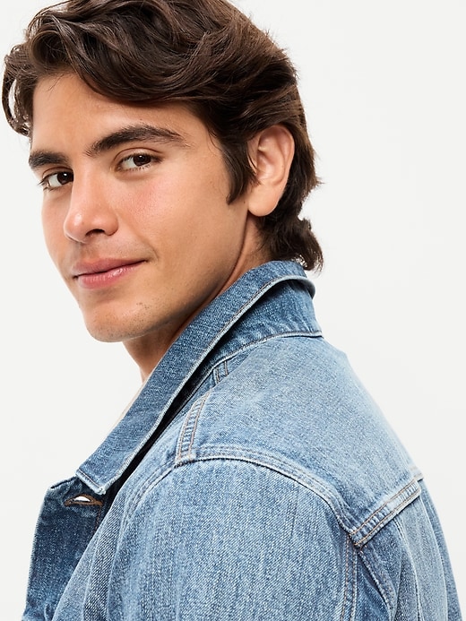 Image number 4 showing, Jean Trucker Jacket