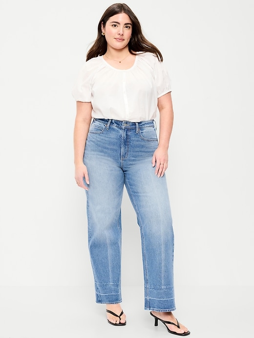 Image number 6 showing, Extra High-Waisted Wide-Leg Jeans