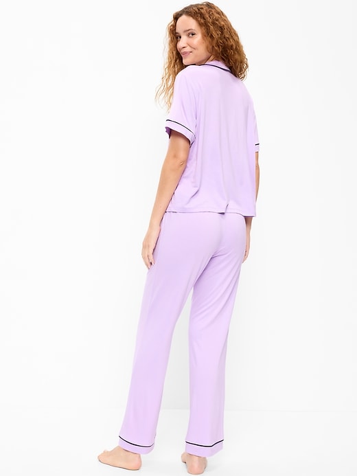Image number 2 showing, Sunday Sleep Knit Jersey Pant Set
