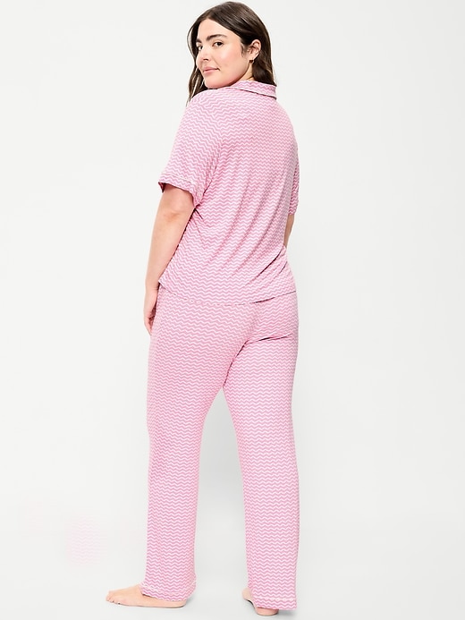 Image number 6 showing, Sunday Sleep Knit Jersey Pant Set