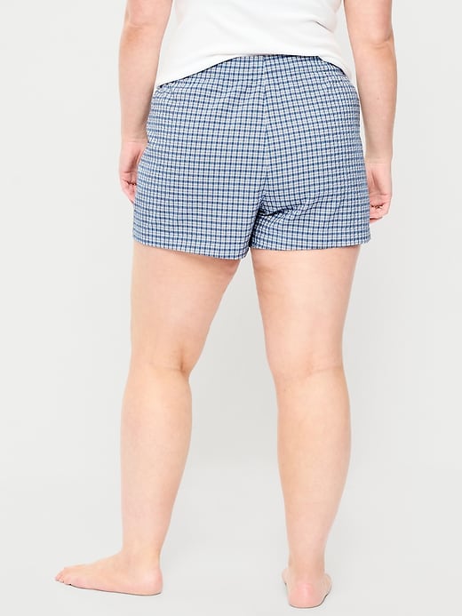 Image number 7 showing, Seersucker Boxer Pajama Shorts