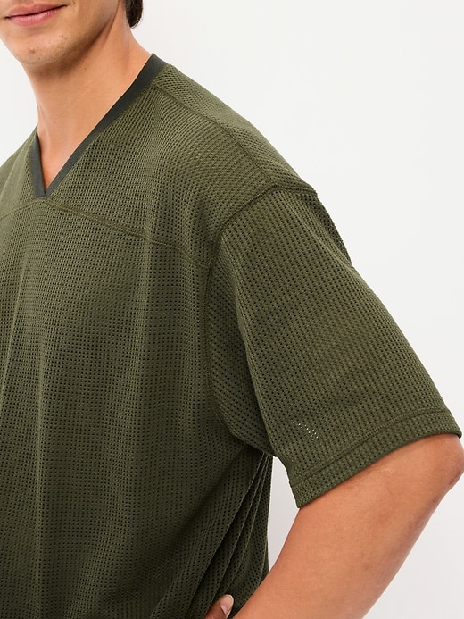 Image number 3 showing, Football-Style Knit T-Shirt
