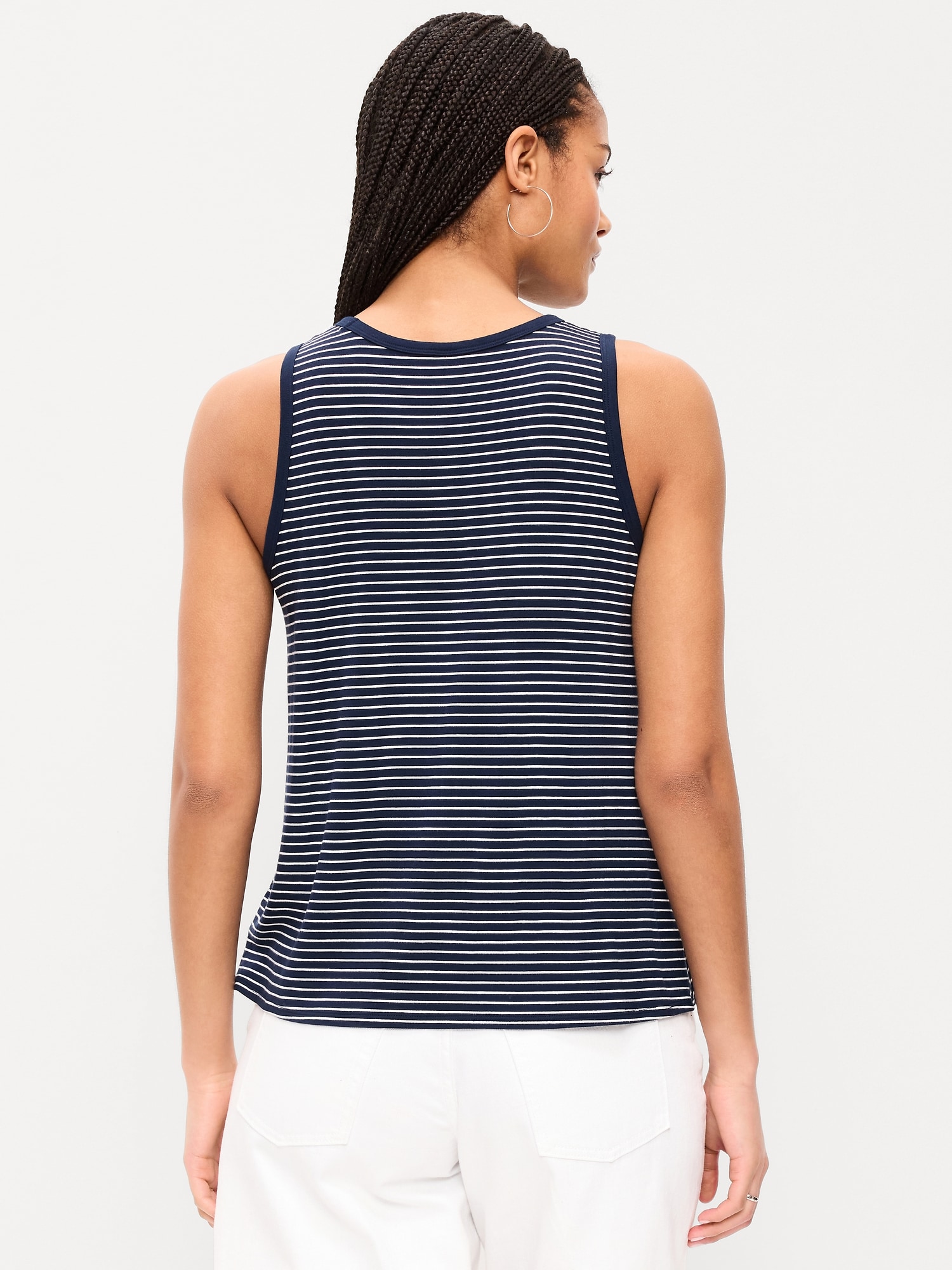 Luxe High-Neck Tank Top