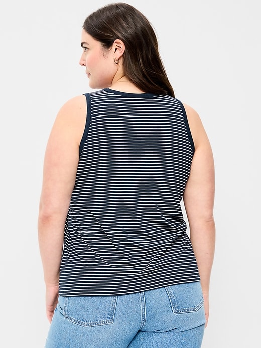Image number 6 showing, Luxe High-Neck Tank Top