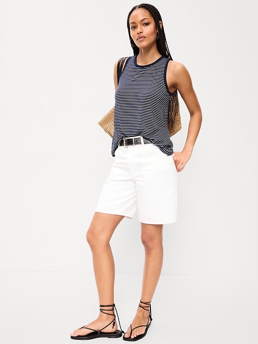 Image number 3 showing, Luxe High-Neck Tank Top