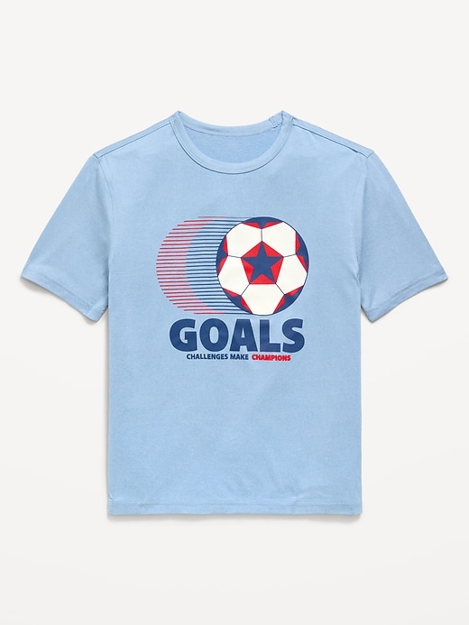 Image number 2 showing, CloudMotion Graphic Performance T-Shirt for Boys