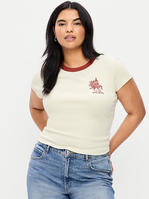 Image number 5 showing, Snug Crop T-Shirt