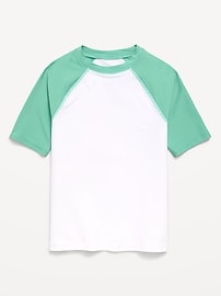 Image number 1 showing, Short-Sleeve Rashguard Swim Top for Boys