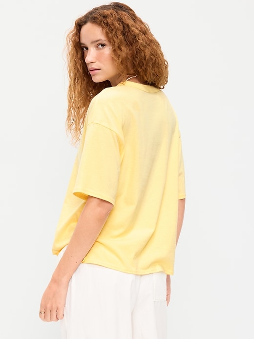 Image number 2 showing, Short-Sleeve Loose Graphic T-Shirt