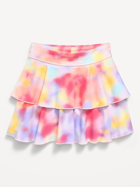 Tiered Active Skort for Girls