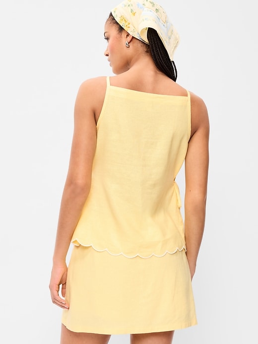 Image number 2 showing, Apron Side-Tie Tank Top