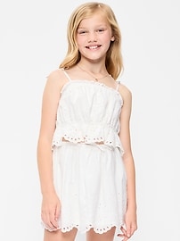 Image number 1 showing, Sleeveless Tie-Shoulder Top for Girls