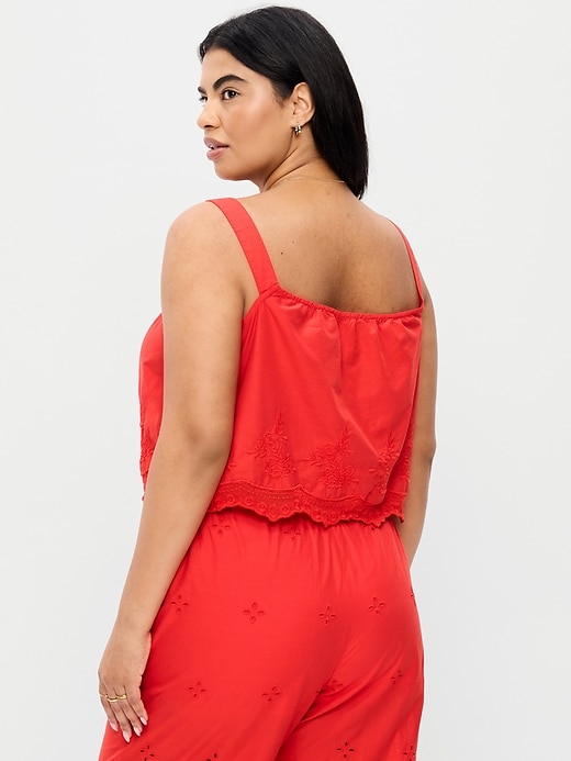 Image number 6 showing, Tie-Front Cami Tank Top