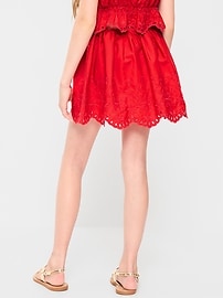 Image number 2 showing, Eyelet-Trim Skirt for Girls