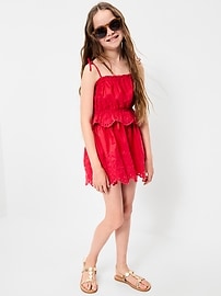 Image number 3 showing, Eyelet-Trim Skirt for Girls