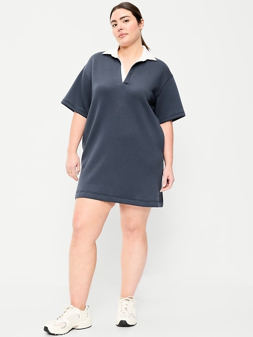 Image number 3 showing, Bounce Fleece Short-Sleeve Polo Dress