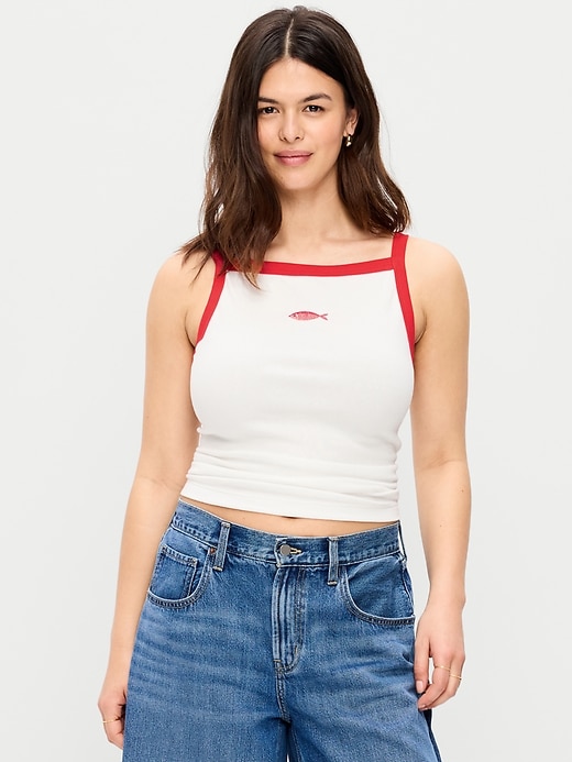 Image number 6 showing, Sleeveless Snug Apron Tank Top