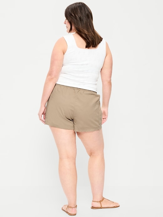 Image number 5 showing, High-Waisted Pull-On Utility Shorts