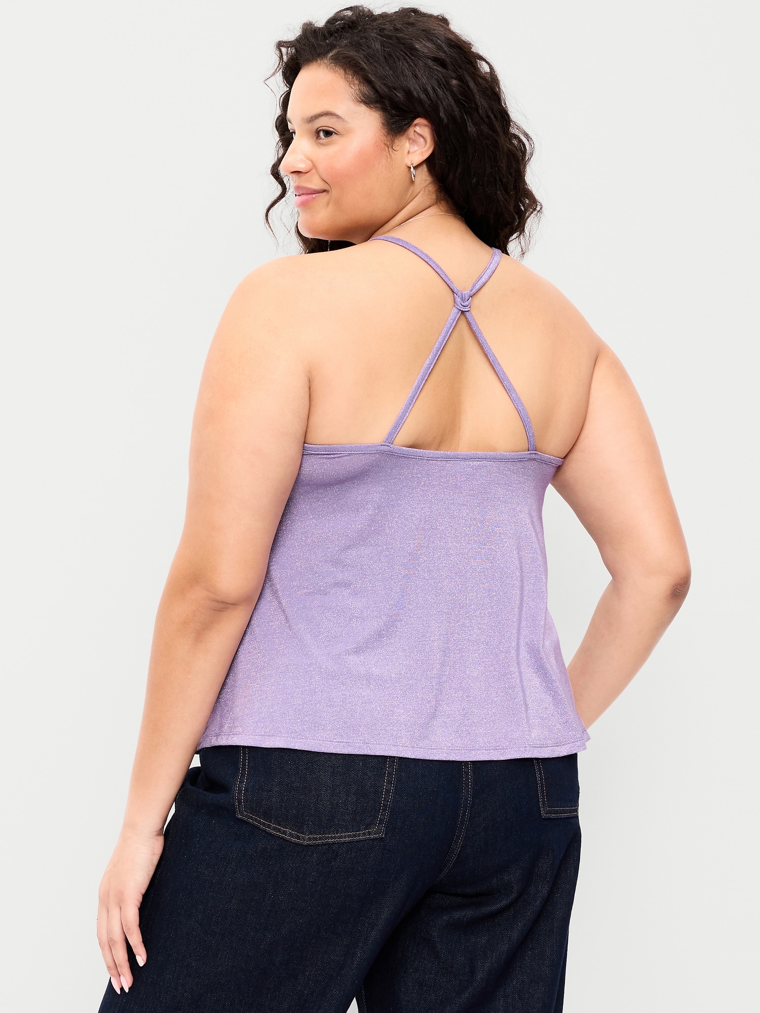 Strappy-Back Swing Tank Top