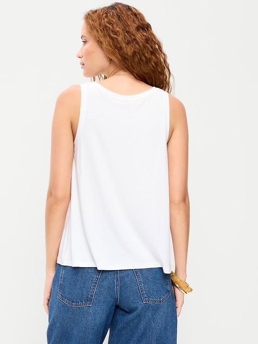 Image number 2 showing, Luxe Scoop-Neck Tank Top