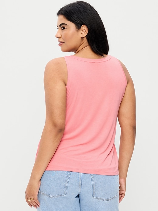 Image number 6 showing, Luxe Scoop-Neck Tank Top