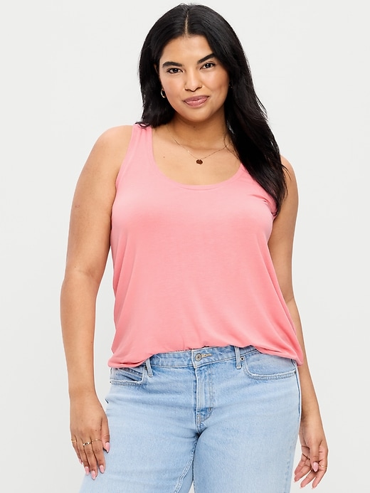 Image number 5 showing, Luxe Scoop-Neck Tank Top
