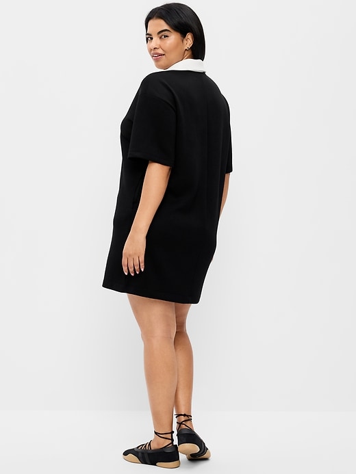 Image number 3 showing, Bounce Fleece Short-Sleeve Polo Dress