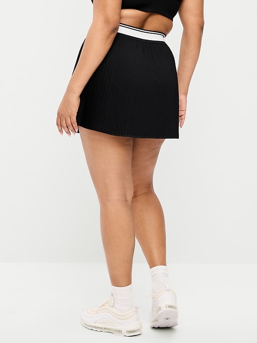 Image number 4 showing, Extra High-Waisted Micro-Pleated Skort