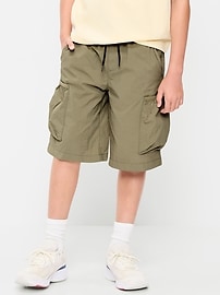 Image number 1 showing, Below Knee Super Baggy Ripstop Cargo Shorts for Boys