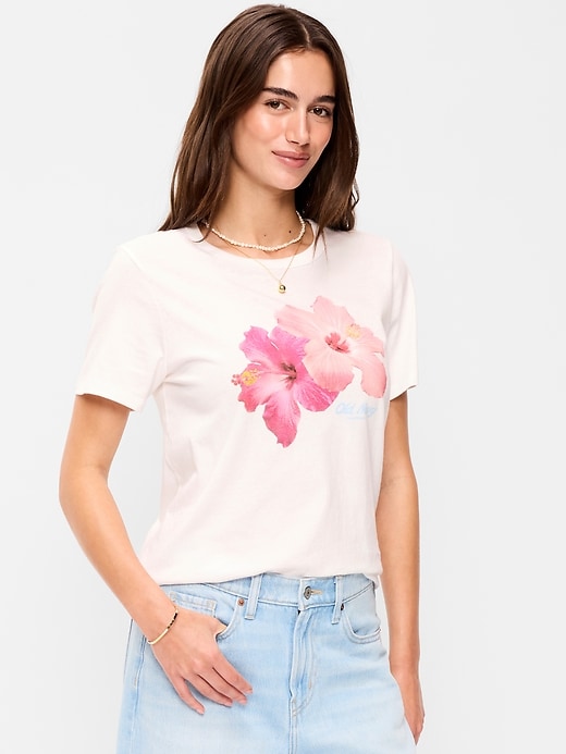 Image number 1 showing, EveryWear Crew-Neck Logo-Graphic T-Shirt