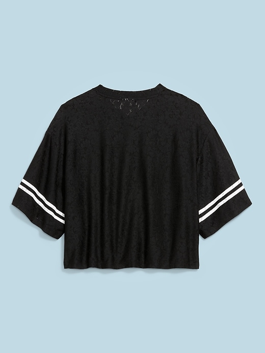 Image number 2 showing, FIFA World Cup 26™ Japan Boxy Lace V-Neck T-Shirt for Women