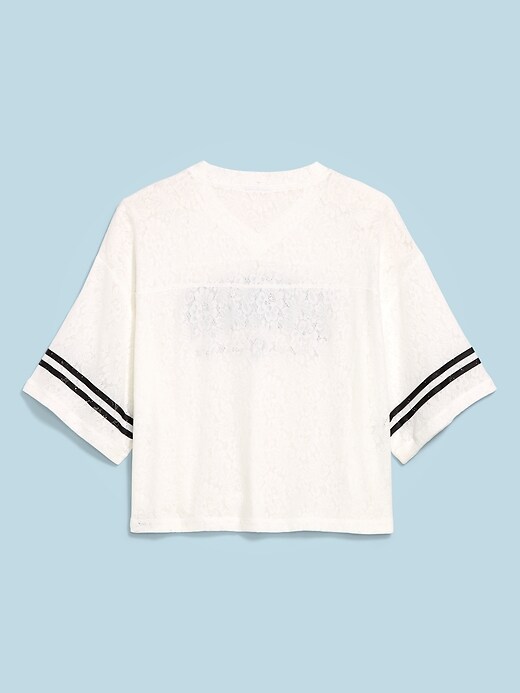 Image number 2 showing, FIFA World Cup 26™ Germany Boxy Lace V-Neck T-Shirt for Women