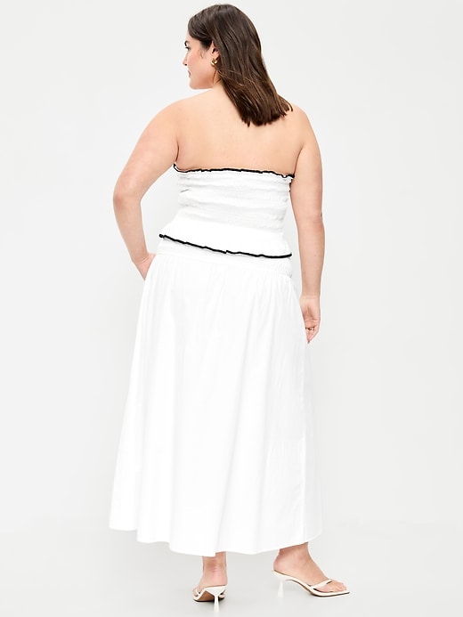 Image number 6 showing, Smocked-Waist Maxi Skirt