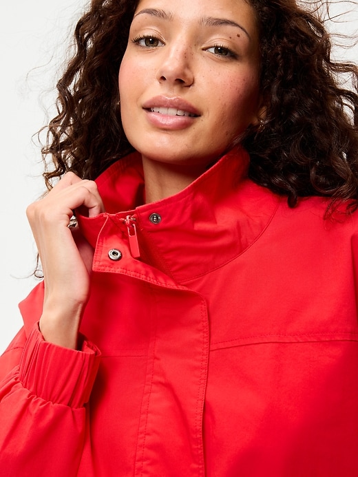 Image number 5 showing, Full-Zip Poplin Jacket