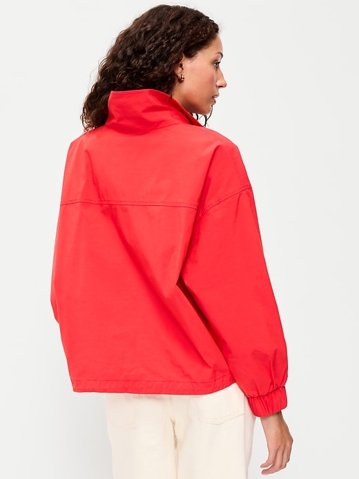 Image number 2 showing, Full-Zip Poplin Jacket