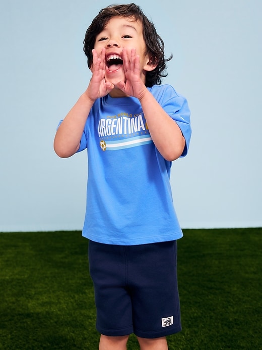 Image number 1 showing, FIFA World Cup 26™ Argentina Oversized Unisex Graphic T-Shirt for Toddler