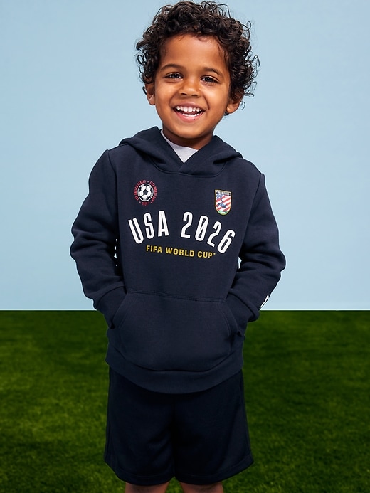 Image number 1 showing, FIFA World Cup 26™ USA Oversized Pullover Hoodie for Toddler Boys